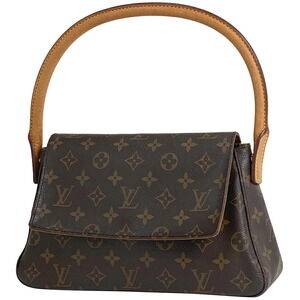 Louis Vuitton Looping Shoulder Bag Monogram Brown